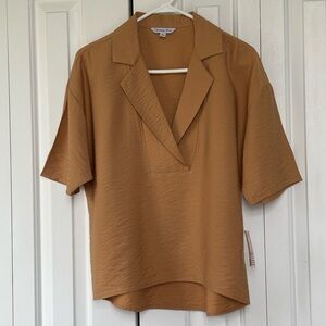 Ophelia Roe Textured Popover Blouse - Size Small